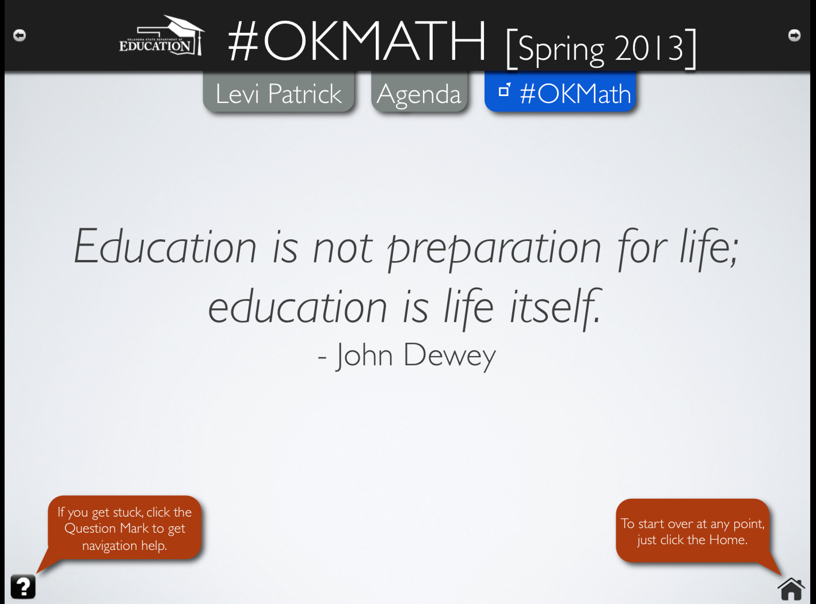 ARCHIVE: OKMath Spring 2013 Presentation